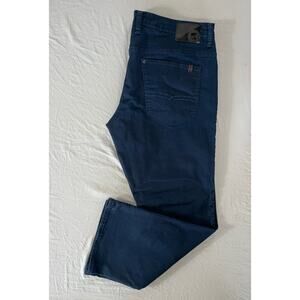 Buffalo by David Bitton Sam-X Slim Straight Stretch Jeans. Navy Blue, 38X30. GUC